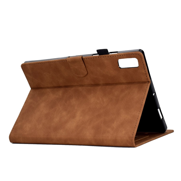 For Lenovo Tab P11 Gen 2 Peony Butterfly Embossed Leather Tablet Case