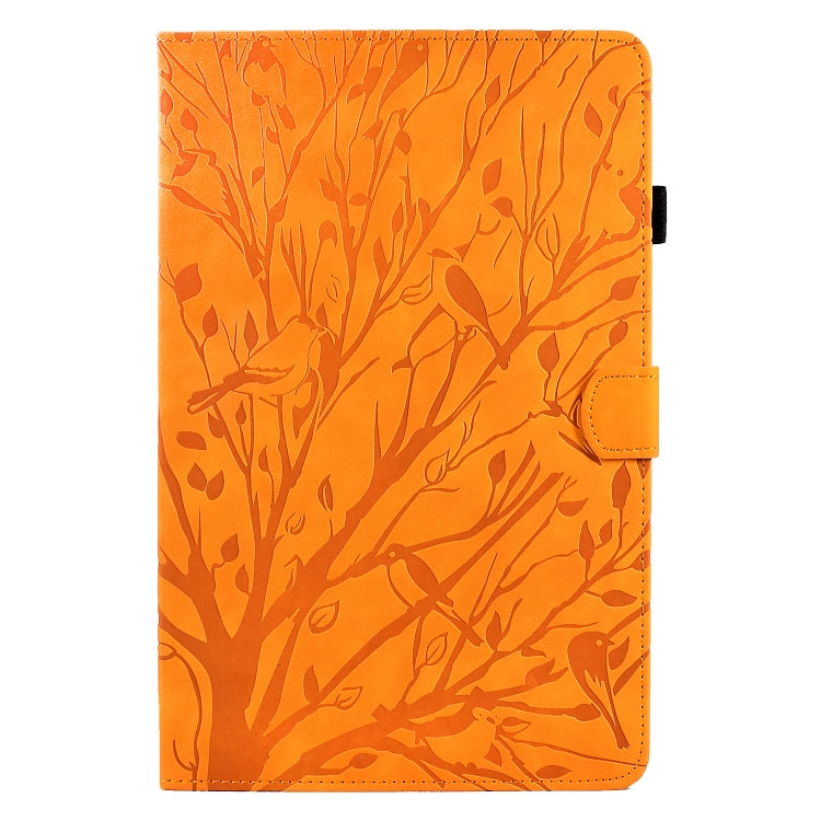 For Lenovo Tab P11 Gen 2 Fortune Tree Pressure Flower PU Tablet Case