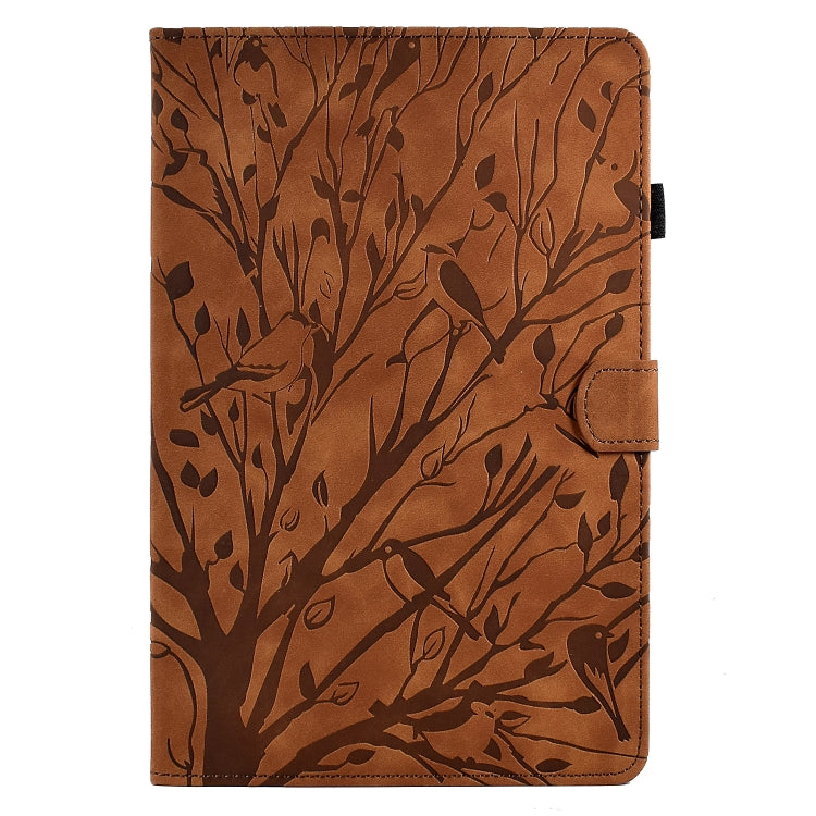 For Lenovo Tab P11 Pro Gen 2 Fortune Tree Pressure Flower PU Tablet Case