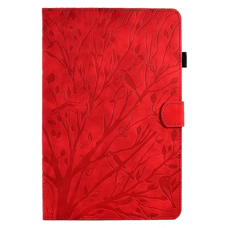 For Lenovo Tab P11 Pro Gen 2 Fortune Tree Pressure Flower PU Tablet Case