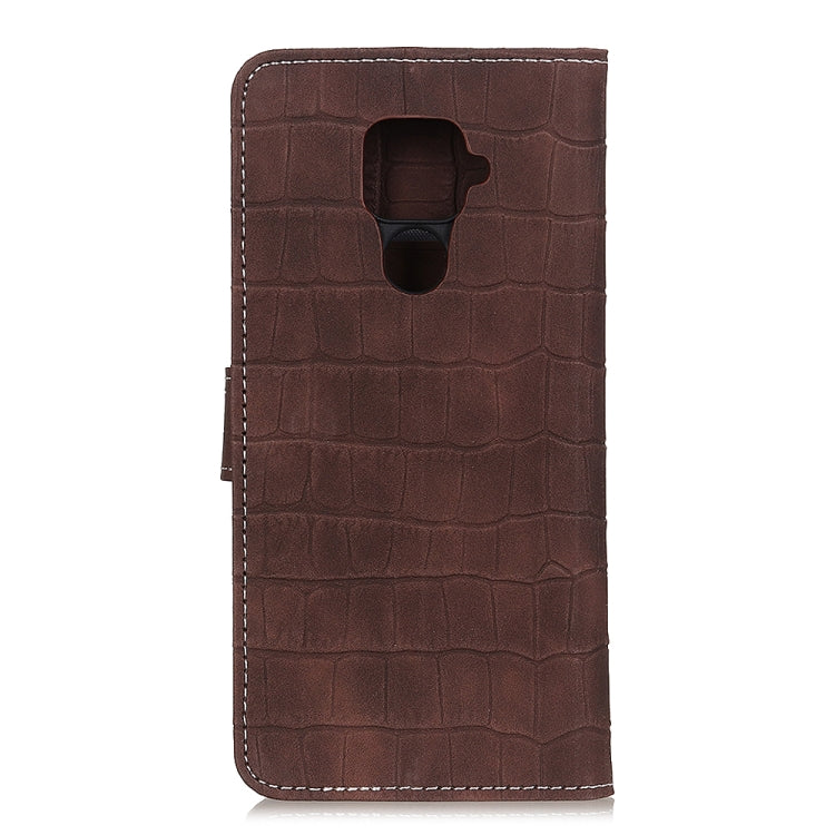 For Xiaomi Redmi Note 9 Crocodile Texture Horizontal Flip Leather Case with Holder & Card Slots & Wallet