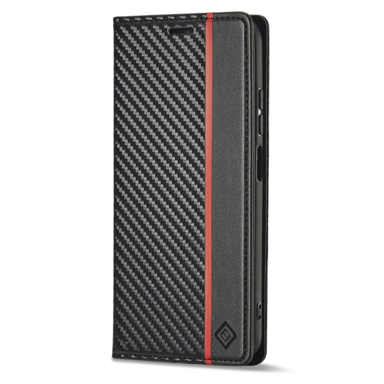 For Xiaomi Redmi Note 12 Pro 4G Global LC.IMEEKE Carbon Fiber Leather Phone Case