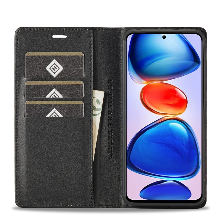 For Xiaomi Redmi Note 12 Pro 4G Global LC.IMEEKE Carbon Fiber Leather Phone Case