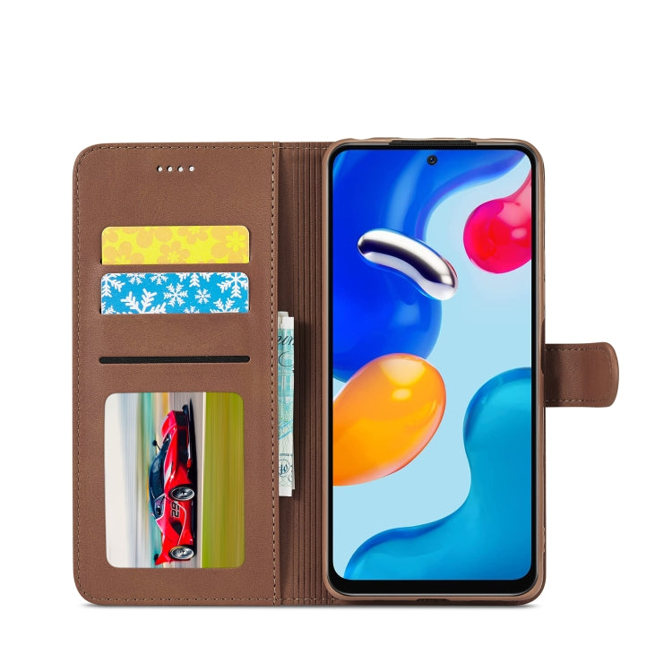 For Xiaomi Redmi Note 12 Pro 4G Global LC.IMEEKE Calf Texture Horizontal Flip Leather Case