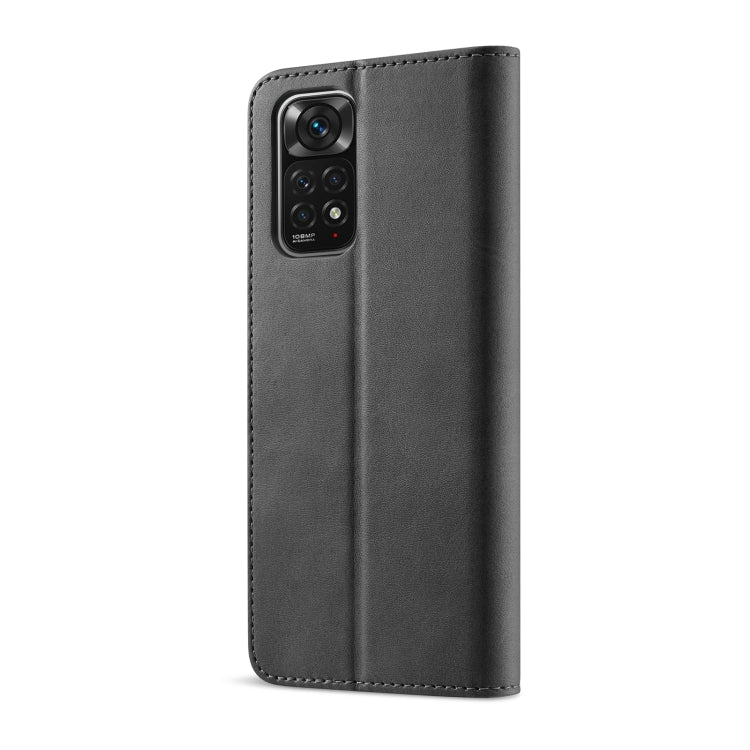 For Xiaomi Redmi Note 12 Pro 4G Global LC.IMEEKE Calf Texture Horizontal Flip Leather Case