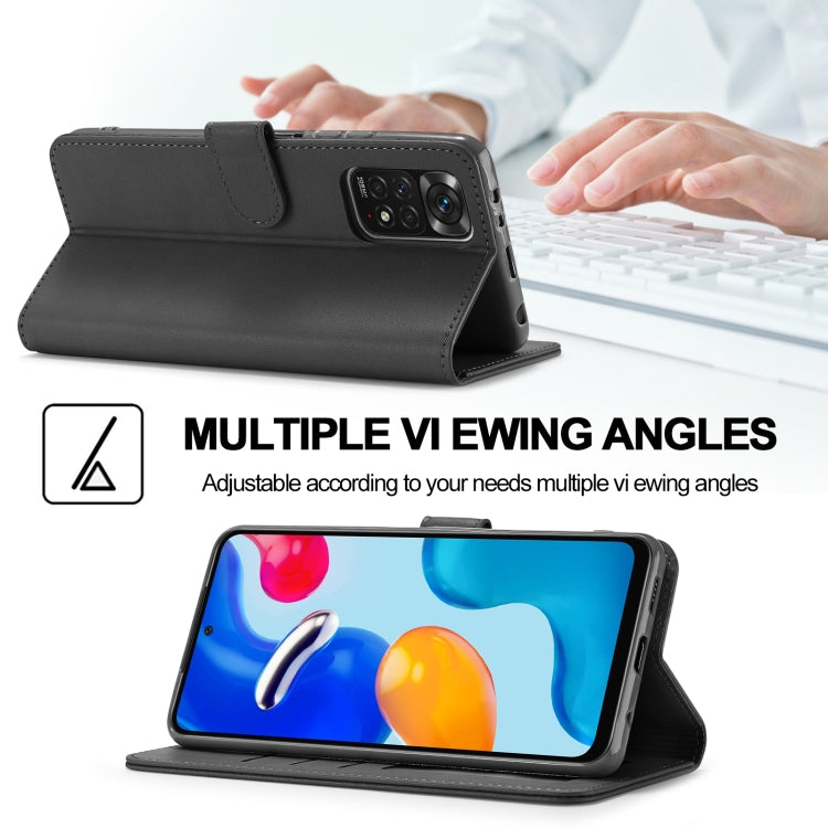 For Xiaomi Redmi Note 12 Pro 4G Global LC.IMEEKE Calf Texture Horizontal Flip Leather Case