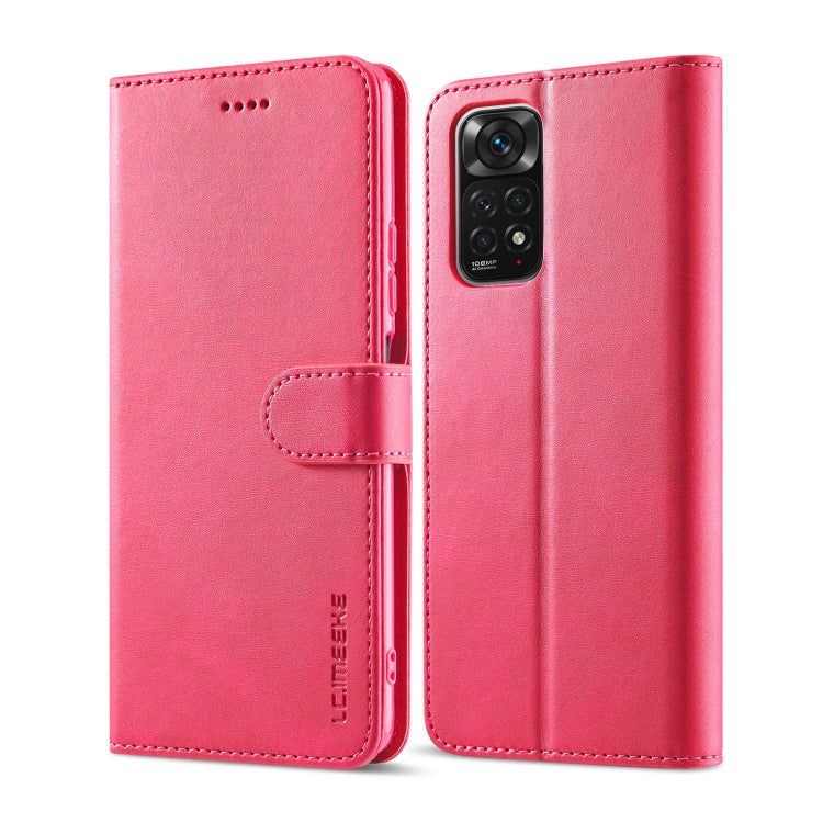 For Xiaomi Redmi Note 12 Pro 4G Global LC.IMEEKE Calf Texture Horizontal Flip Leather Case