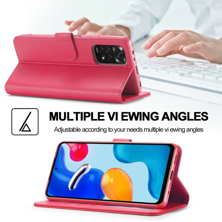 For Xiaomi Redmi Note 12 Pro 4G Global LC.IMEEKE Calf Texture Horizontal Flip Leather Case