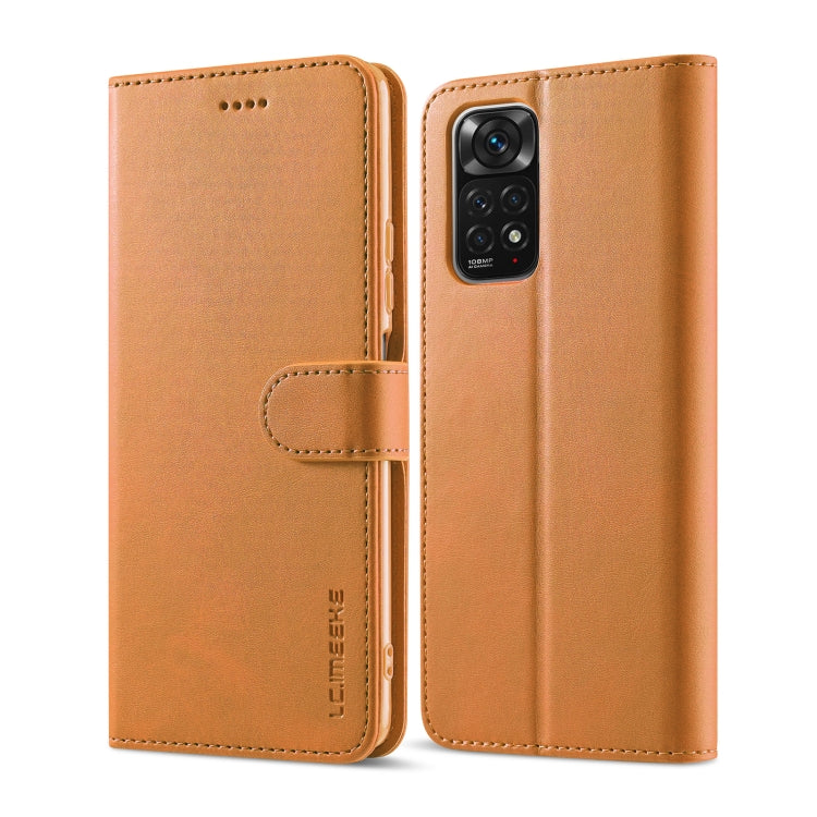 For Xiaomi Redmi Note 12 Pro 4G Global LC.IMEEKE Calf Texture Horizontal Flip Leather Case