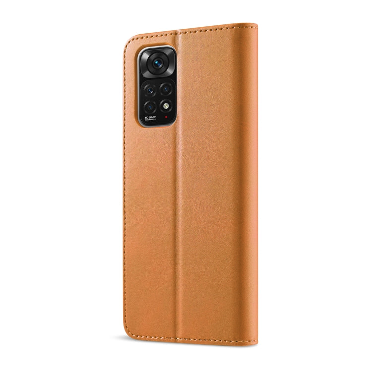 For Xiaomi Redmi Note 12 Pro 4G Global LC.IMEEKE Calf Texture Horizontal Flip Leather Case