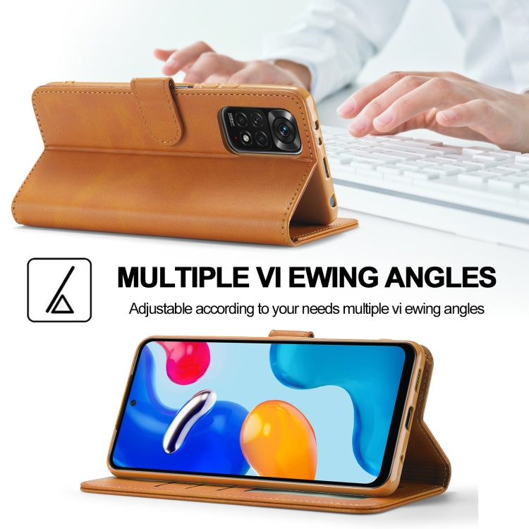 For Xiaomi Redmi Note 12 Pro 4G Global LC.IMEEKE Calf Texture Horizontal Flip Leather Case