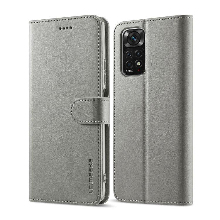For Xiaomi Redmi Note 12 Pro 4G Global LC.IMEEKE Calf Texture Horizontal Flip Leather Case