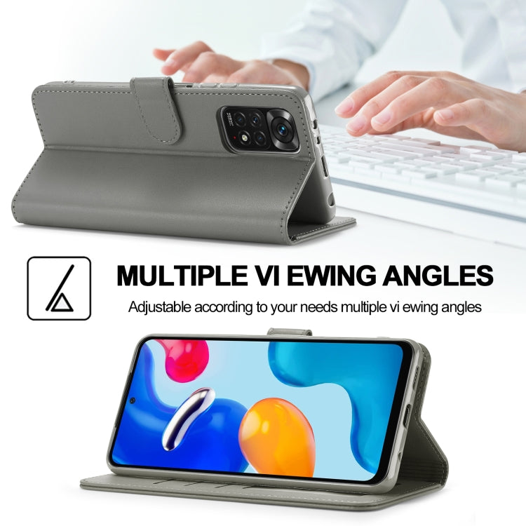 For Xiaomi Redmi Note 12 Pro 4G Global LC.IMEEKE Calf Texture Horizontal Flip Leather Case