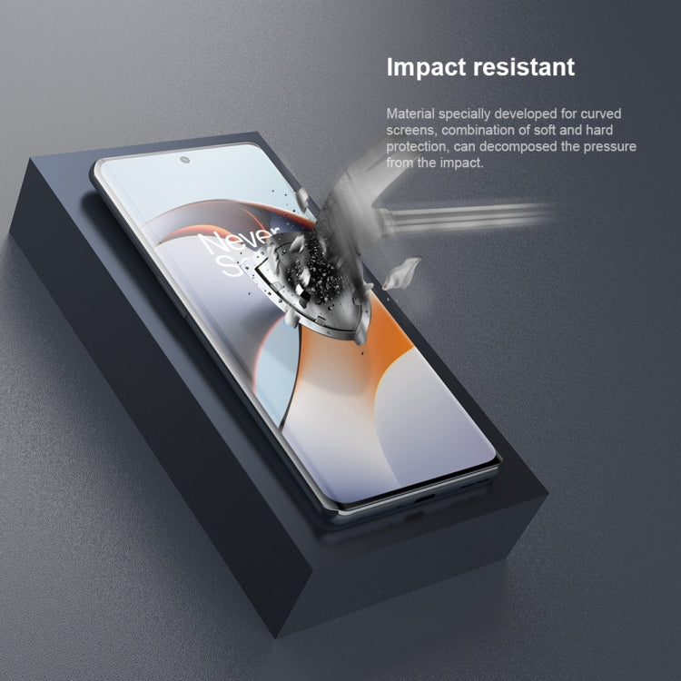 For OnePlus Ace 2 / 11R NILLKIN Impact Resistant Curved Surface Tempered Glass Film