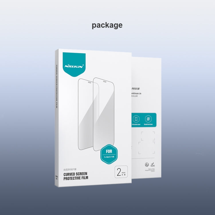 For OnePlus Ace 2 / 11R NILLKIN Impact Resistant Curved Surface Tempered Glass Film