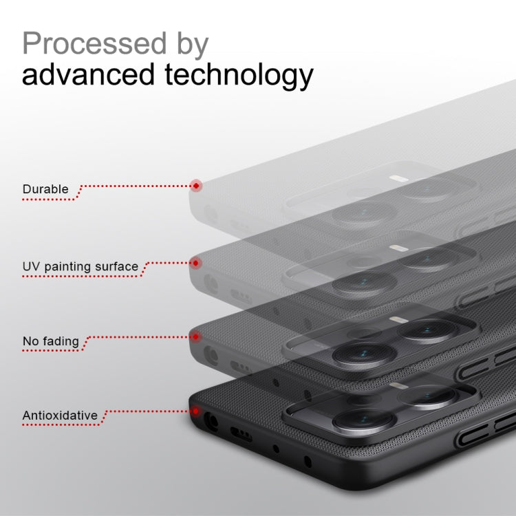 For Xiaomi Redmi Note 12 Pro+ 5G Global NILLKIN Frosted PC Phone Case