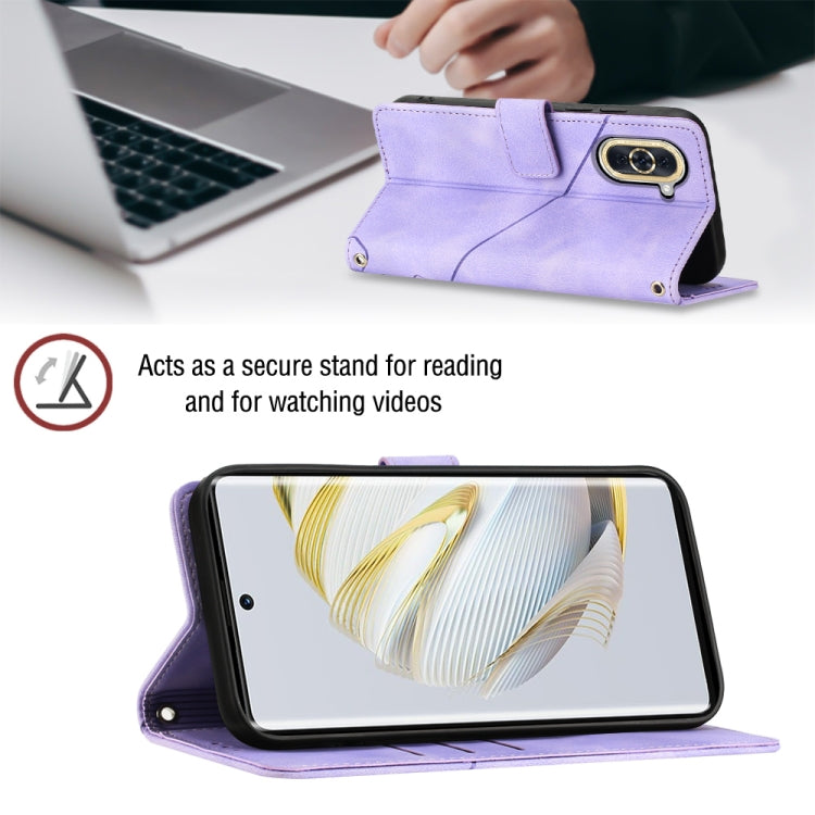 For Huawei nova 10 Skin-feel Embossed Leather Phone Case