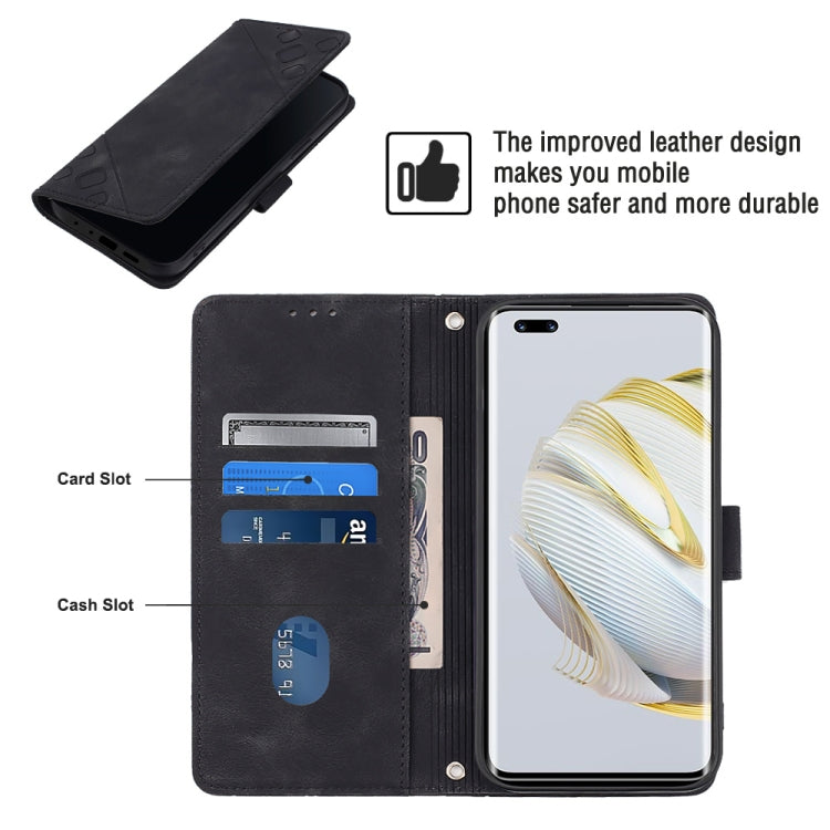 For Huawei nova 10 Pro Skin-feel Embossed Leather Phone Case
