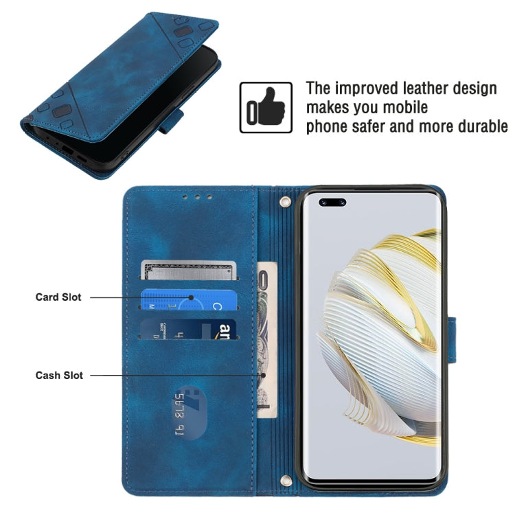 For Huawei nova 10 Pro Skin-feel Embossed Leather Phone Case