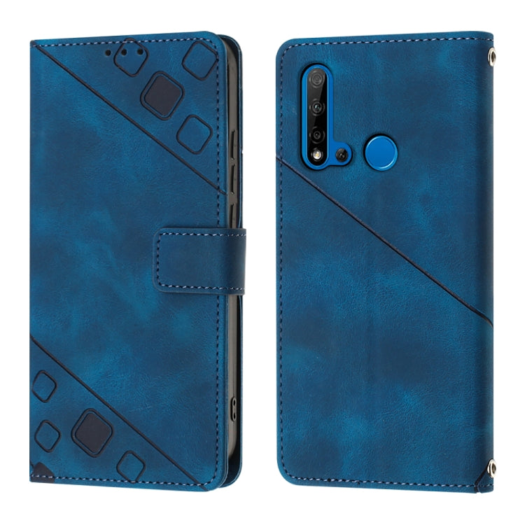 For Huawei P20 lite 2019 / nova 5i Skin-feel Embossed Leather Phone Case