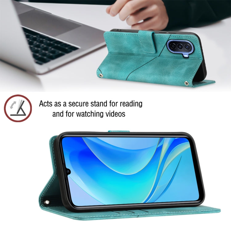 For Huawei Enjoy 50 / nova Y70 Plus Global Skin-feel Embossed Leather Phone Case