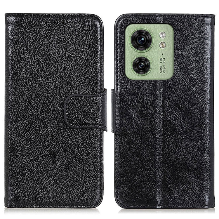 For Motorola Moto Edge 40 Nappa Texture Flip Leather Phone Case