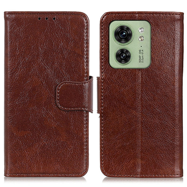For Motorola Moto Edge 40 Nappa Texture Flip Leather Phone Case