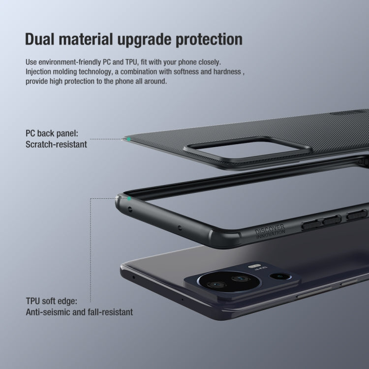 For Xiaomi 13 Lite / Civi 2 NILLKIN Frosted Shield Pro PC + TPU Phone Case