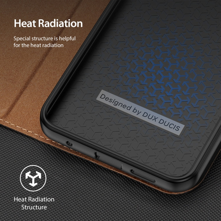 For Xiaomi Redmi Note 12 4G Global DUX DUCIS Skin X2 Series Horizontal Flip Leather Phone Case