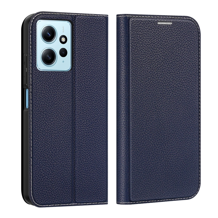 For Xiaomi Redmi Note 12 4G Global DUX DUCIS Skin X2 Series Horizontal Flip Leather Phone Case