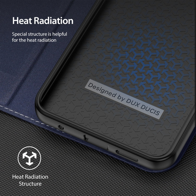 For Xiaomi Redmi Note 12 4G Global DUX DUCIS Skin X2 Series Horizontal Flip Leather Phone Case