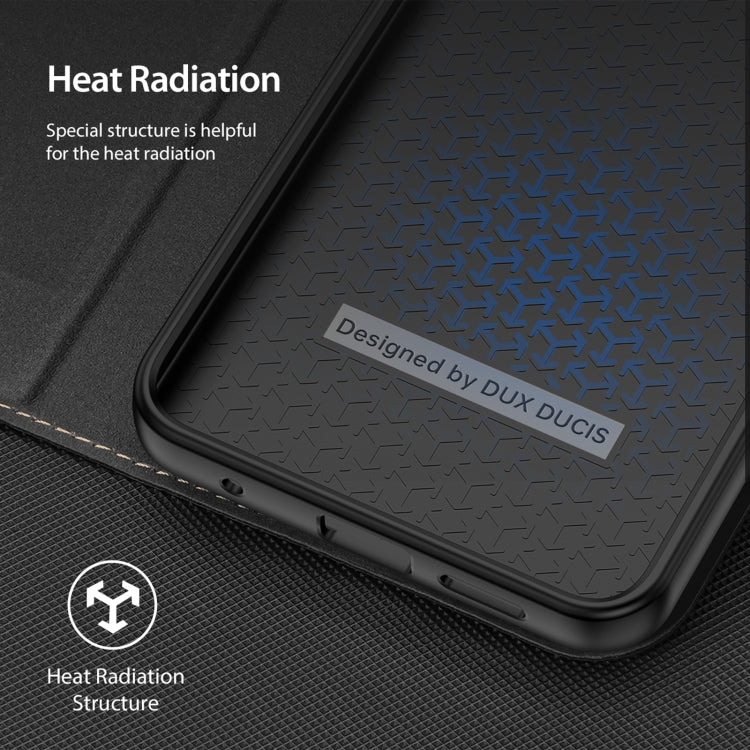 For Xiaomi Redmi Note 12 4G Global DUX DUCIS Skin X2 Series Horizontal Flip Leather Phone Case