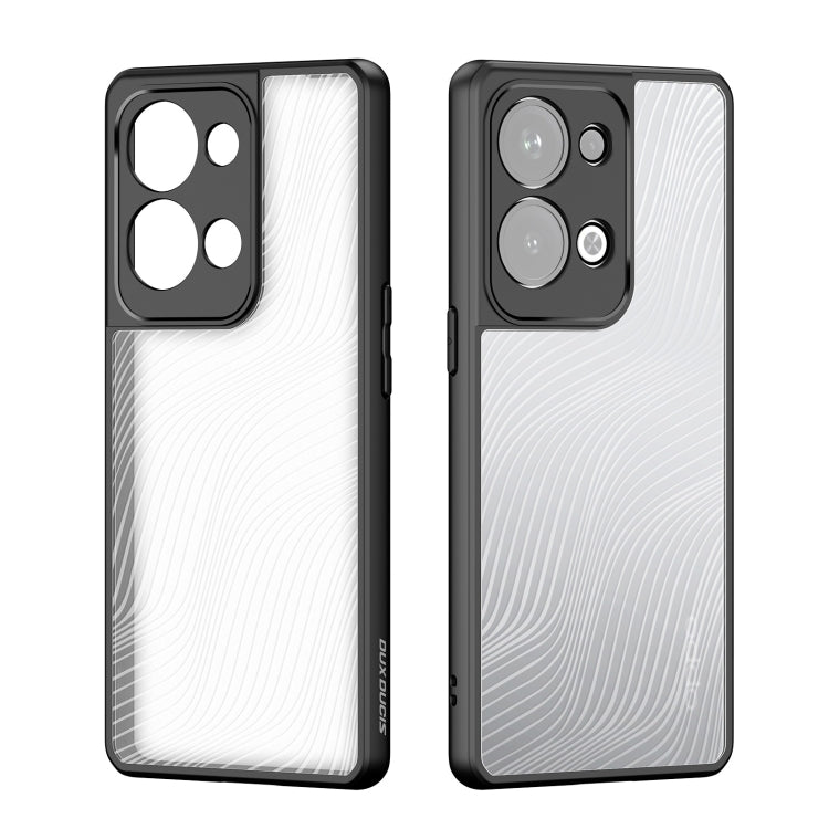 For OPPO Reno9 Pro+ DUX DUCIS Aimo Series TPU + PC Frosted Feel Phone Case(Black)