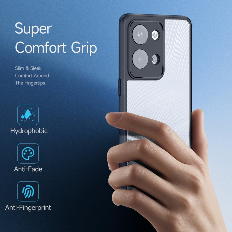 For OPPO Reno9 / Reno9 Pro DUX DUCIS Aimo Series TPU + PC Frosted Feel Phone Case(Black)