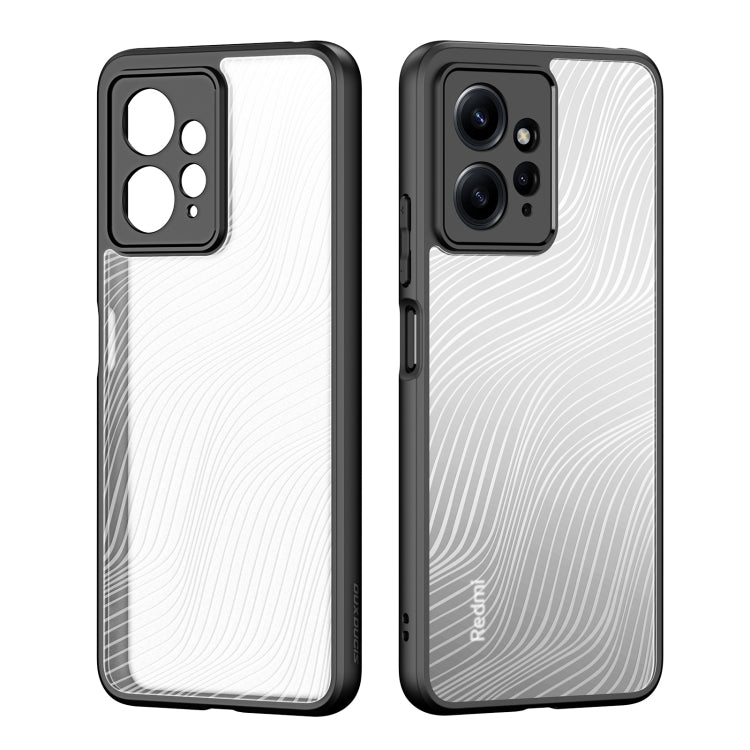 For Xiaomi Redmi Note 12 4G Global DUX DUCIS Aimo Series TPU + PC Frosted Feel Phone Case(Black)