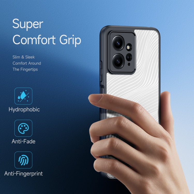 For Xiaomi Redmi Note 12 4G Global DUX DUCIS Aimo Series TPU + PC Frosted Feel Phone Case(Black)