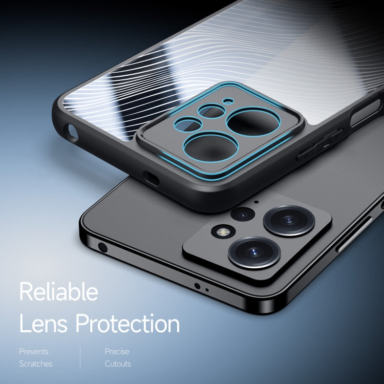 For Xiaomi Redmi Note 12 4G Global DUX DUCIS Aimo Series TPU + PC Frosted Feel Phone Case(Black)