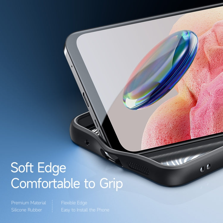 For Xiaomi Redmi Note 12 4G Global DUX DUCIS Aimo Series TPU + PC Frosted Feel Phone Case(Black)