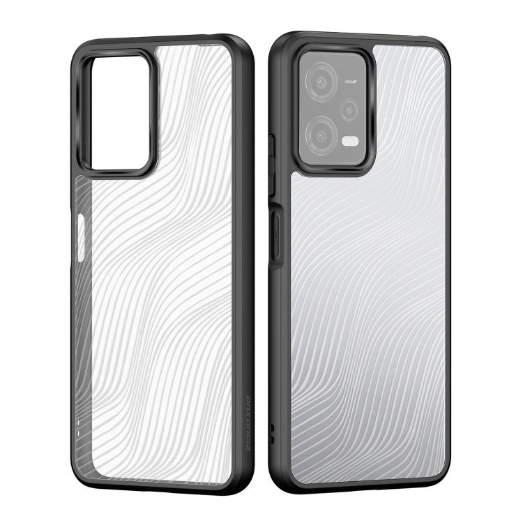 For Xiaomi Redmi Note 12 5G Global / Poco X5 5G / Redmi Note 12R Pro DUX DUCIS Aimo Series TPU + PC Frosted Feel Phone Case(Black)