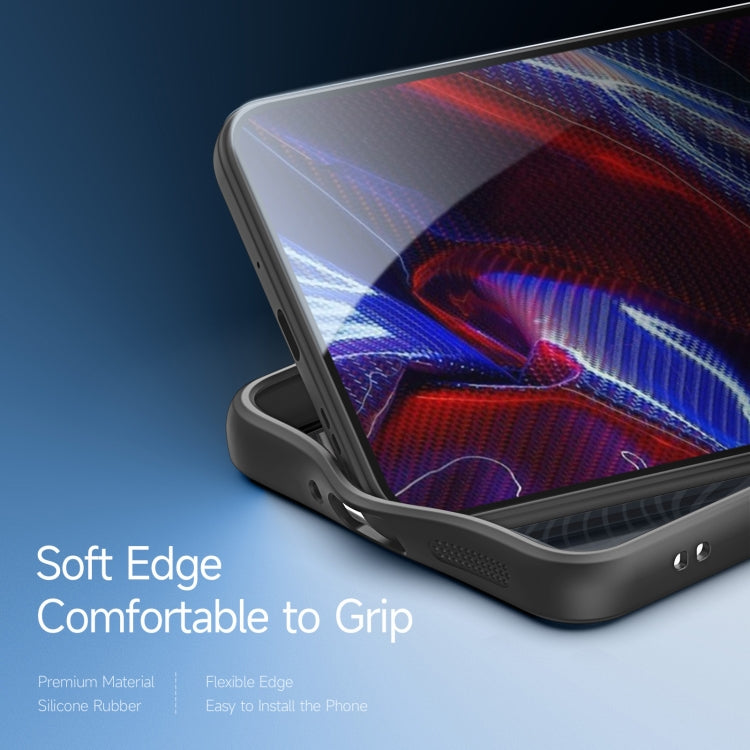 For Xiaomi Redmi Note 12 5G Global / Poco X5 5G / Redmi Note 12R Pro DUX DUCIS Aimo Series TPU + PC Frosted Feel Phone Case(Black)