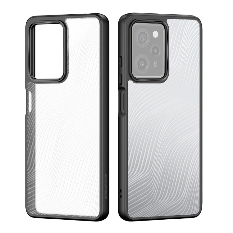 For Xiaomi Redmi Note 12 Pro 5G Global / Poco X5 Pro 5G DUX DUCIS Aimo Series TPU + PC Frosted Feel Phone Case(Black)