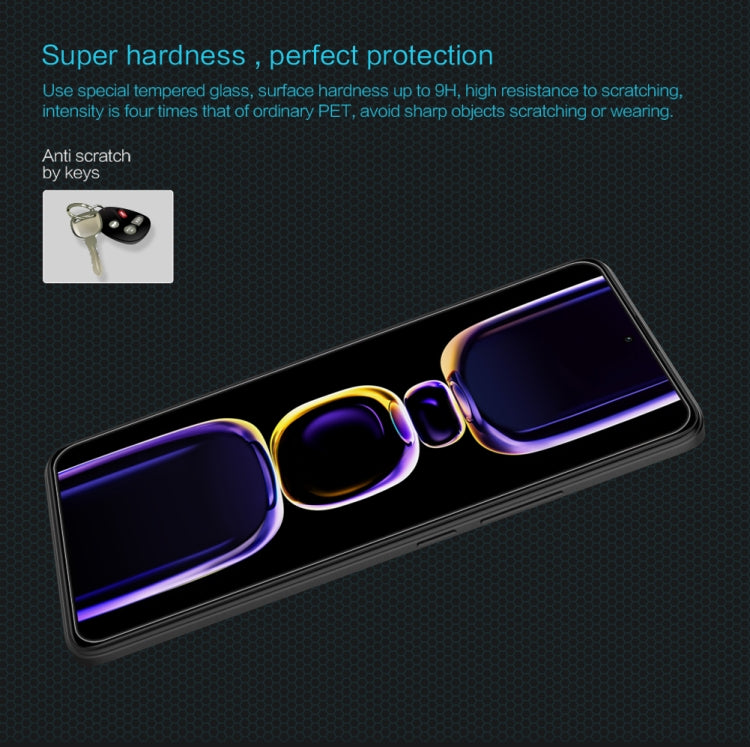 NILLKIN H 0.33mm 9H Explosion-proof Tempered Glass Film For Xiaomi Redmi K60 / K60 Pro / K60E