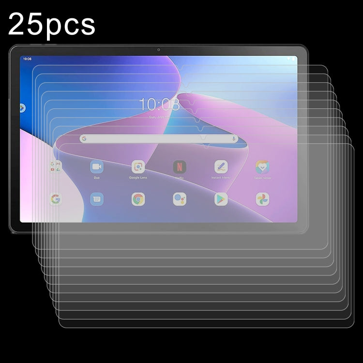 For Lenovo Tab M10 Plus 10.6 3rd Gen 25pcs 0.3mm 9H Explosion-proof Tempered Tablet Glass Film