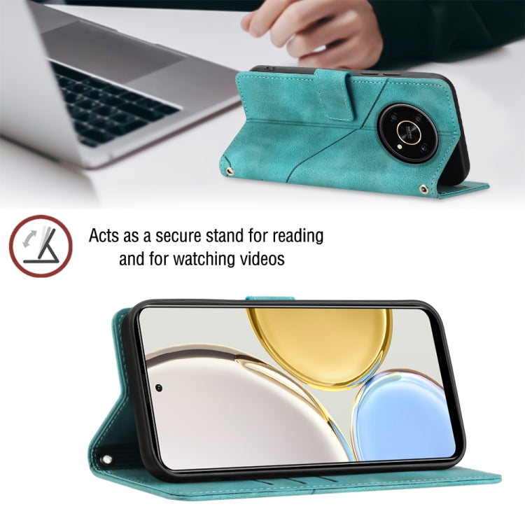 For Honor Magic4 Lite/X30/X9 4G/5G/X40 GT Skin-feel Embossed Leather Phone Case