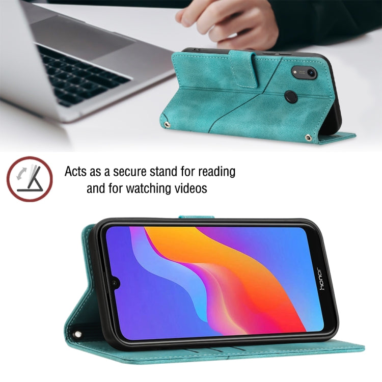 Skin-feel Embossed Leather Phone Case For Honor 8A/Y6 Pro 2019/Play 8A/8A Pro/8A 2020/8A Prime/Huawei Enjoy 9e/Huawei Y6 2019/Y6s 2019