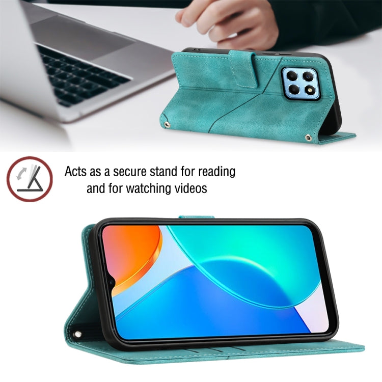 For Honor X6 / X8 5G Skin-feel Embossed Leather Phone Case