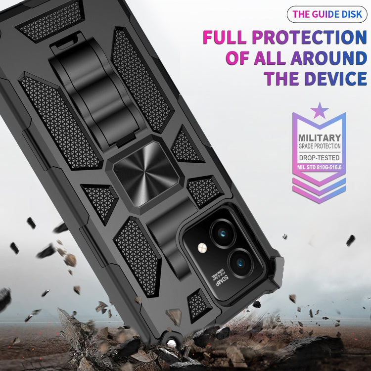 For Motorola Moto G Stylus 5G 2023 Shockproof TPU + PC Magnetic Phone Case with Holder