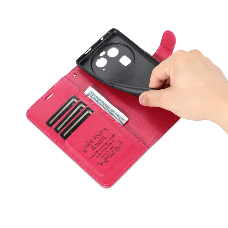 For OPPO Find X6 AZNS Sheepskin Texture Flip Leather Phone Case