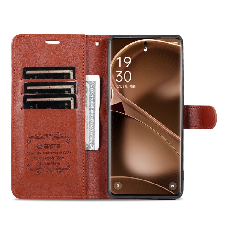 For OPPO Find X6 AZNS Sheepskin Texture Flip Leather Phone Case