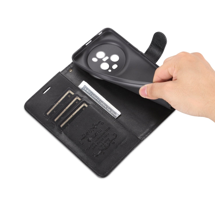 For Honor Magic5 AZNS Sheepskin Texture Flip Leather Phone Case